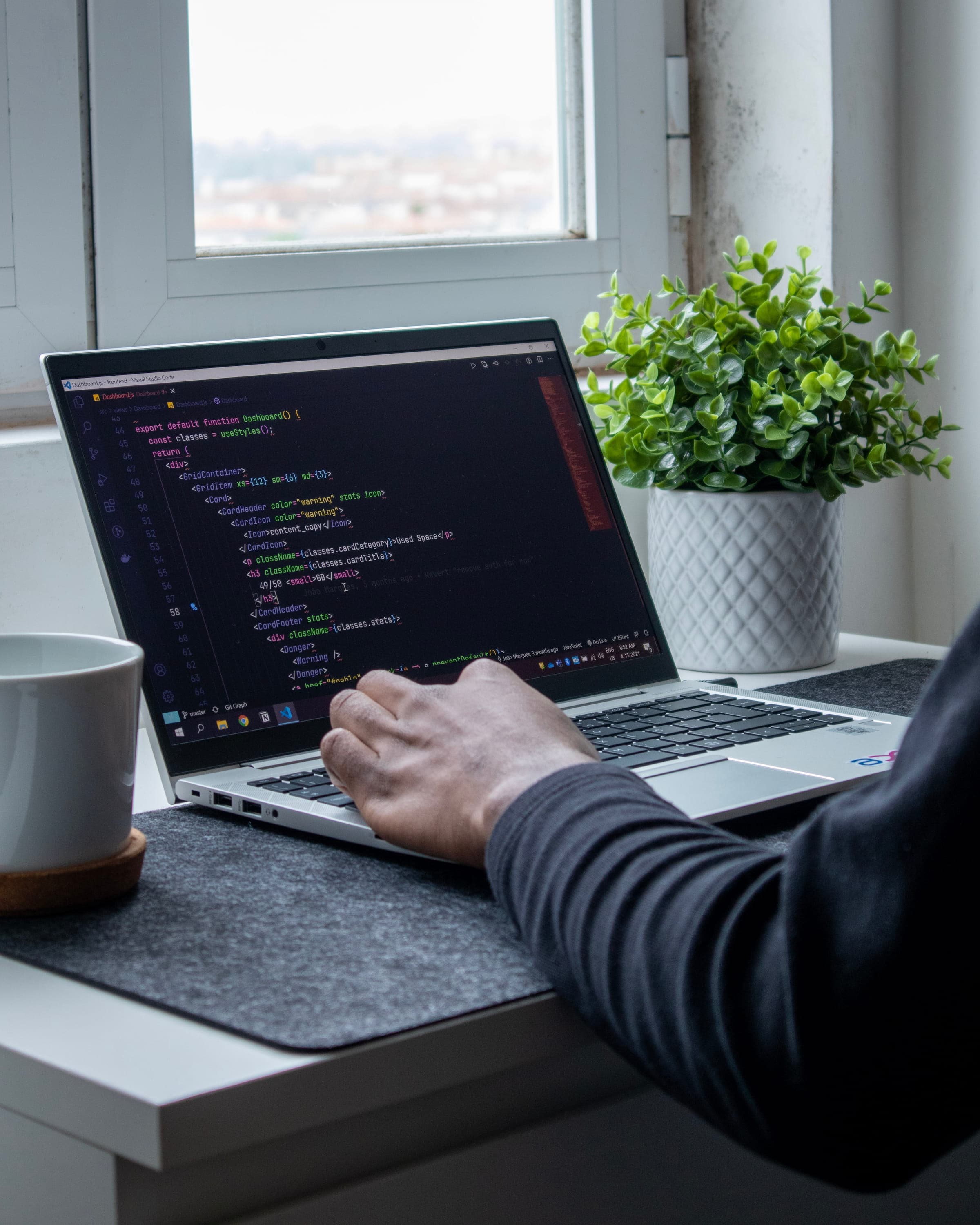 Restaurant operator reviewing revenue intelligence on a laptop